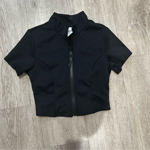 Compression swim top